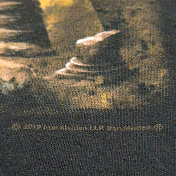 Iron Maiden Legacy Of The Beast World Tour 2019 Official Concert Tee Black M - Picture 8 of 9